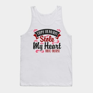 NICU Nurse Valentines Day Gift, Tiny Humans Stole My Heart Tank Top